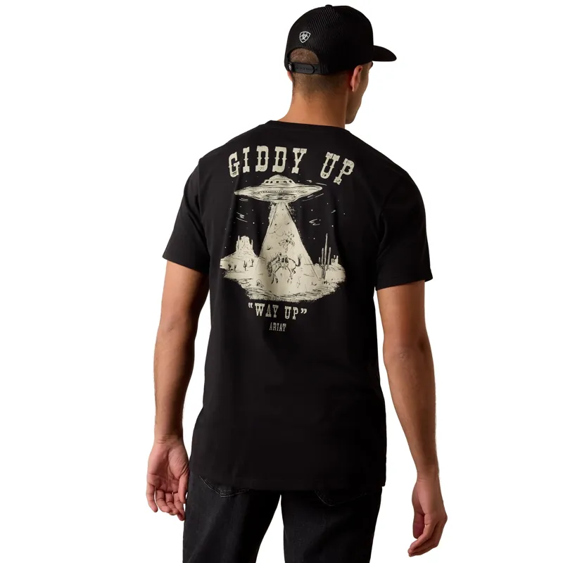 Ariat Cowboy Way-Up Men's Tee - Black