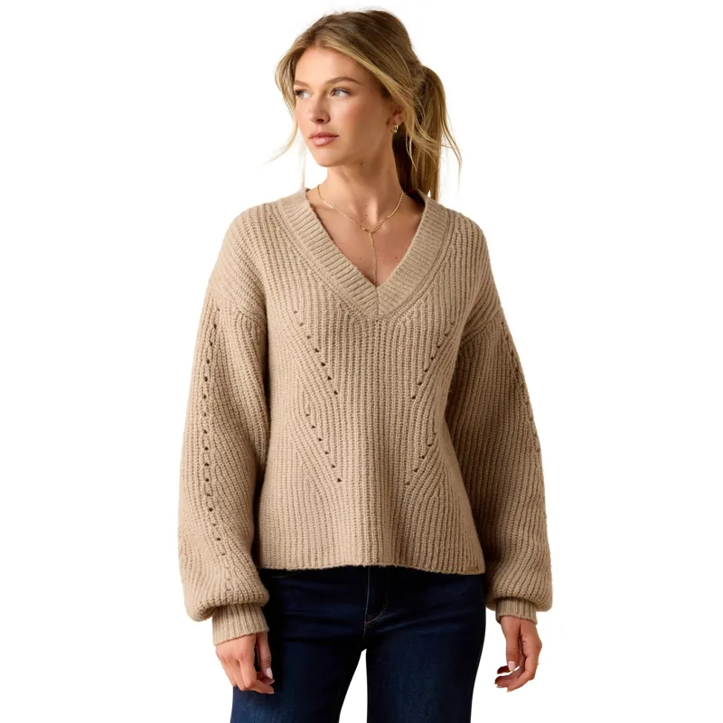 Ariat Country Blaydon Women's Sweater - Oatmeal