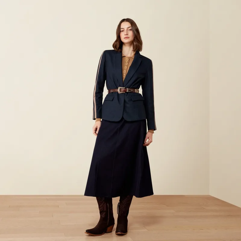 Ariat Dornie Women's Blazer - Navy-8