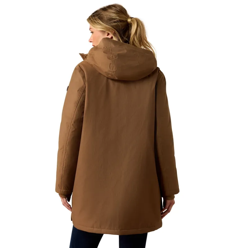 Ariat Barrowmere H20 Women's Insulated Waterproof Parka Jacket - Malt-1