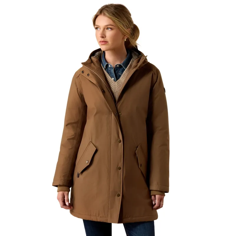 Ariat Barrowmere H20 Women's Insulated Waterproof Parka Jacket - Malt