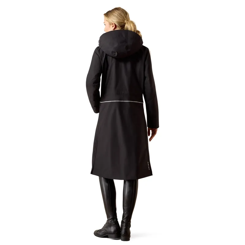 Ariat Long Rider Womens Waterproof Coat - Black-2