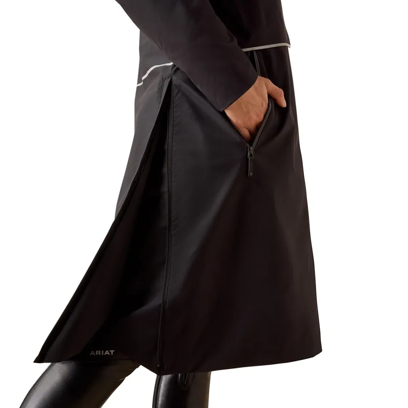 Ariat Long Rider Womens Waterproof Coat - Black-3