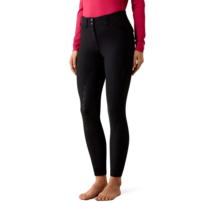Ariat Tri Factor Vivacity Heat Half Grip Womens Breeches - Black