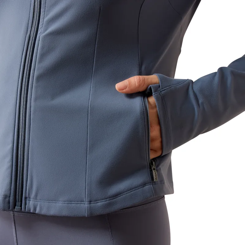 Ariat SolVeil Womens Full Zip Jacket - Grisaille-3