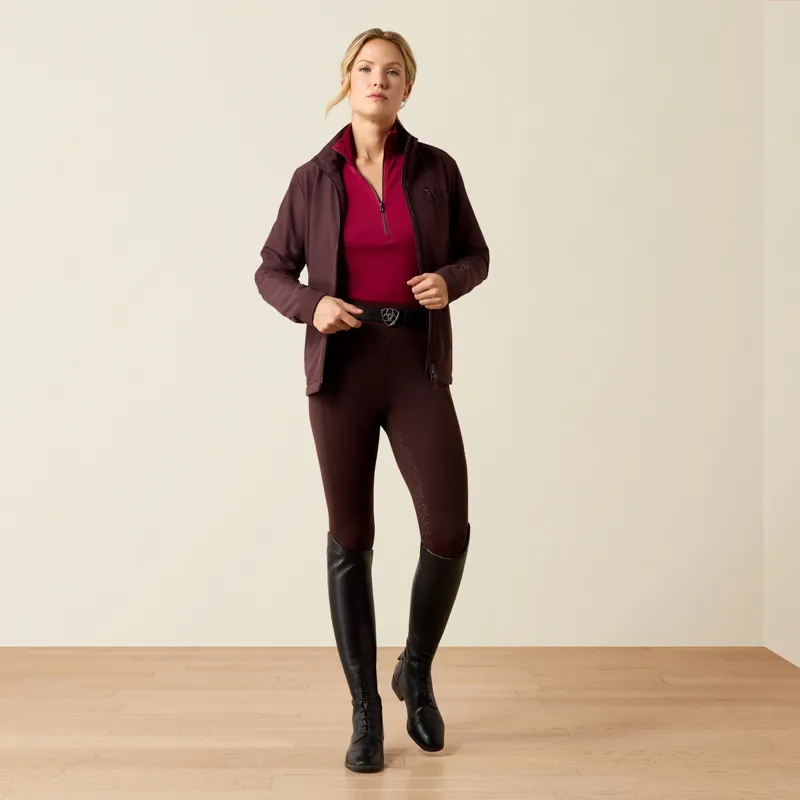 Ariat Venture 2.0 Thermal Full Grip Riding Tights - Chocolate Plum-5