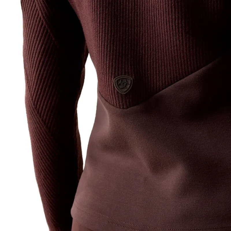 Ariat Skadi Women's Full Zip Sweatshirt - Chocolate Plum-3
