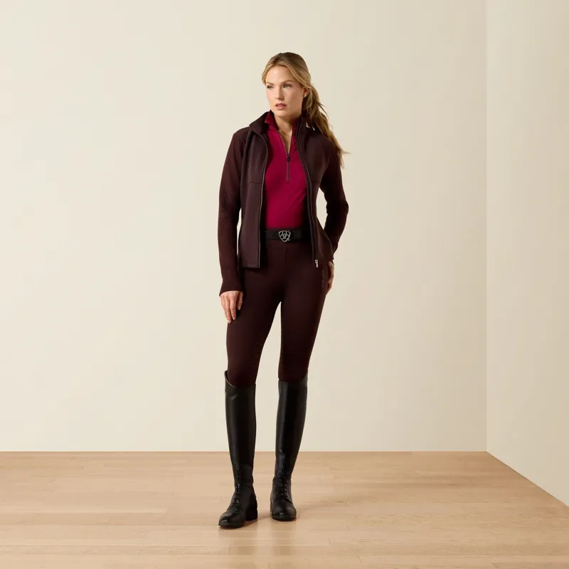 Ariat Skadi Women's Full Zip Sweatshirt - Chocolate Plum-5