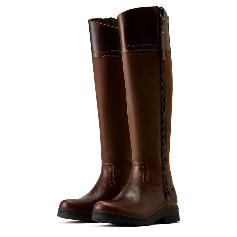 Ariat Windsor Women's Waterproof Country Boots - Tobacco Brown-7