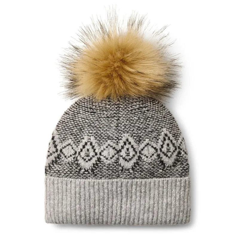 Ariat Willow Womens Beanie - Gray Heather-1