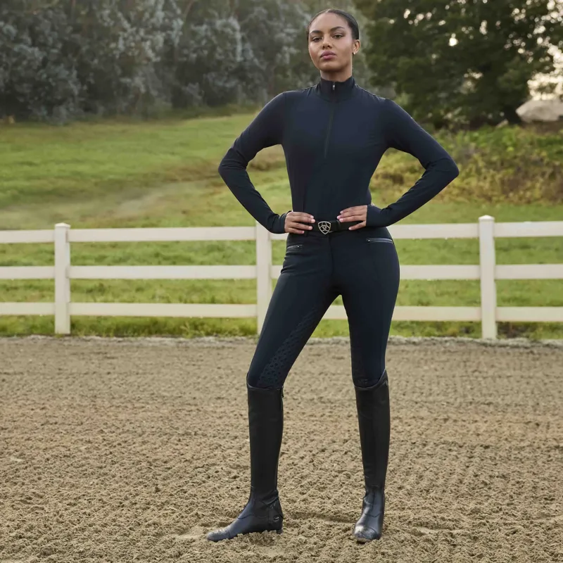 Ariat Troika Waterproof Full Grip Women's Breeches - Black-4