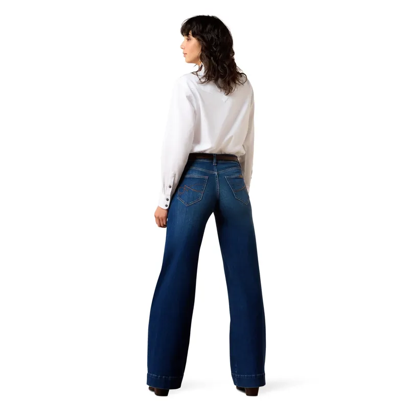 Ariat Revel Vilma Ultra Stretch Women's Wide Leg Jeans - Norwalk-1