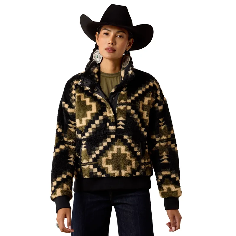 Ariat Berber Snap Front Women's Sweatshirt - Gambit Southwest Print