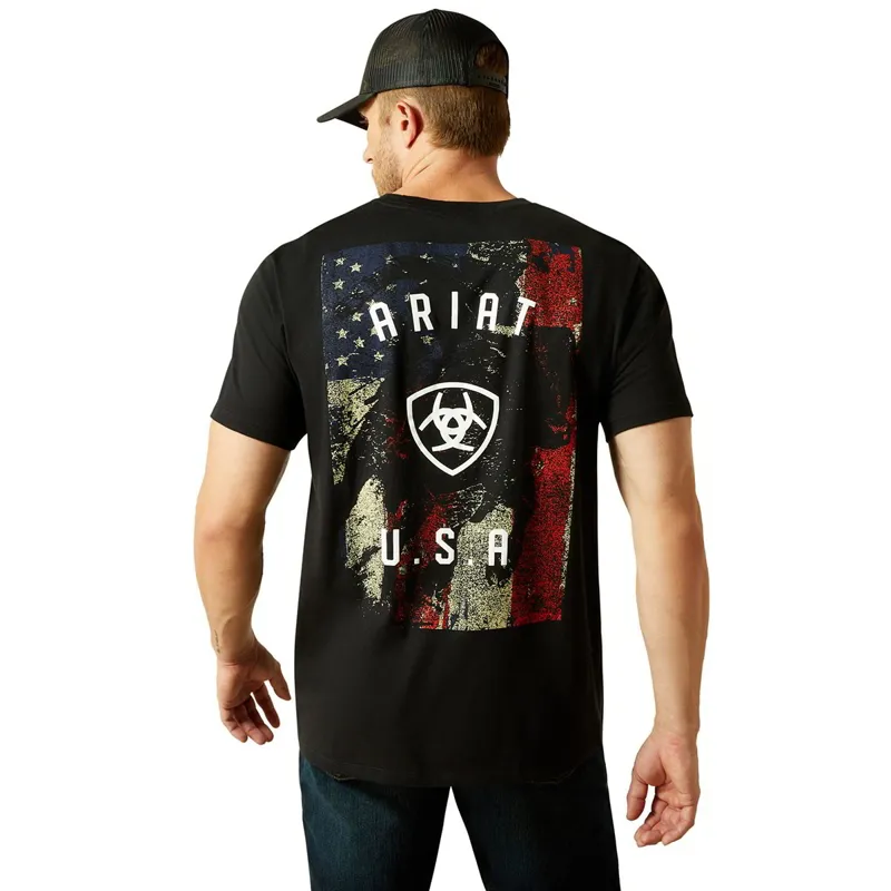 Ariat Faded Bull Men's Tee - Black