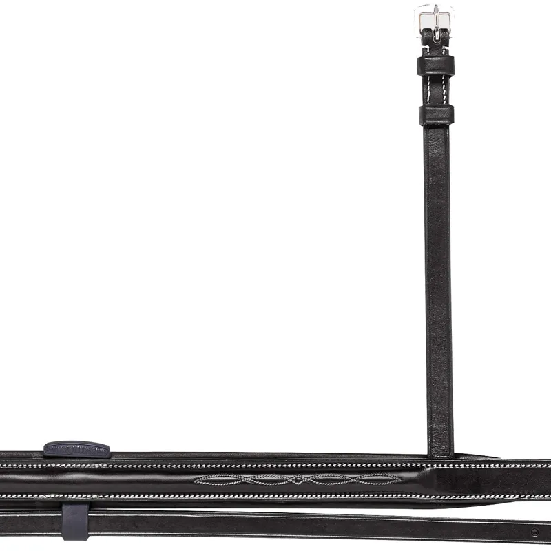 Equiline NB0449 Fancy Stitch with Removable Flash Noseband - Black-1