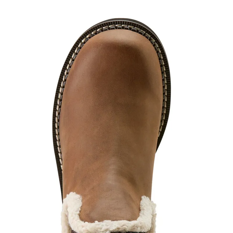 Ariat Fatbaby Chelsea Cozy Women's Boots - Distressed Brown/Cream-1