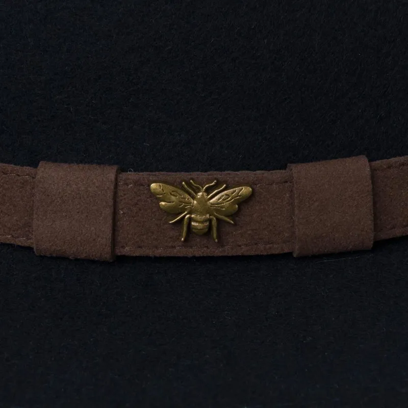Sophie Allport Fedora Felt Hat - Bee-2