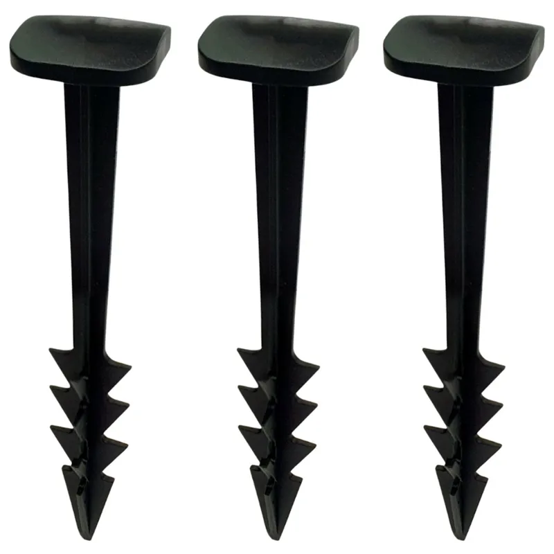 Arkmat Plastic Stakes for Field Mats - Black
