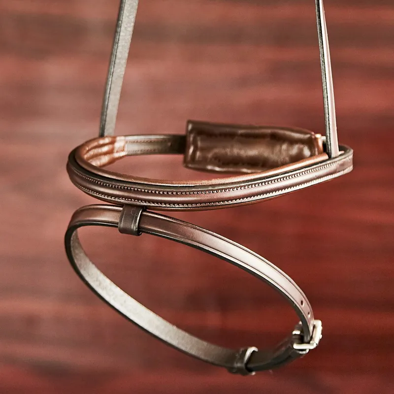 Finesse Zorro Flash Bridle - Brown/Gold-2