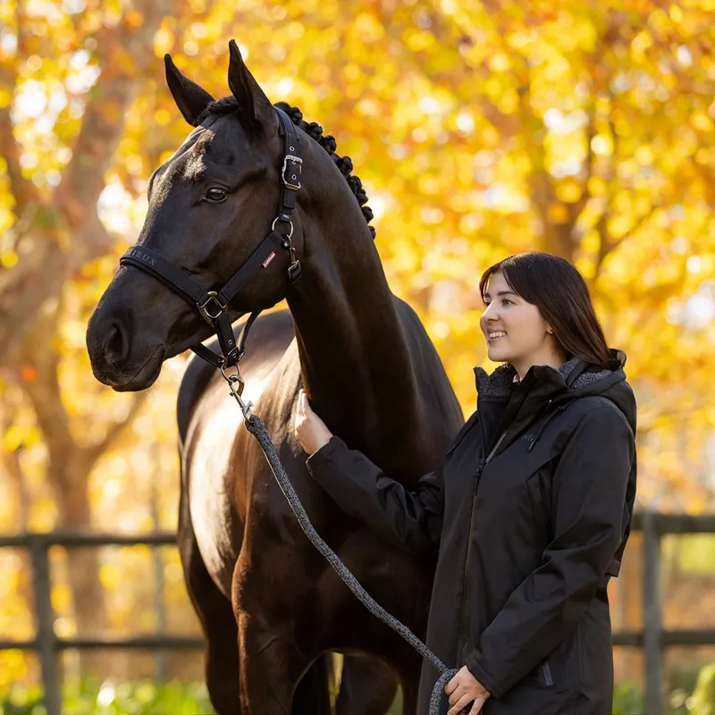 LeMieux Essence Softshell Halter - Black-2