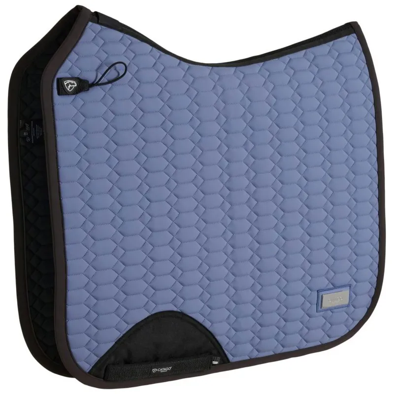 Catago FIR-Tech Grand Dressage Saddle Pad - Flint Stone