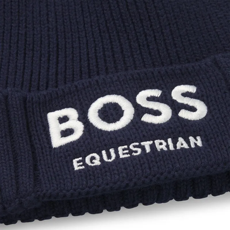 BOSS Equestrian Fisher Beanie Hat - Sky Captain-1