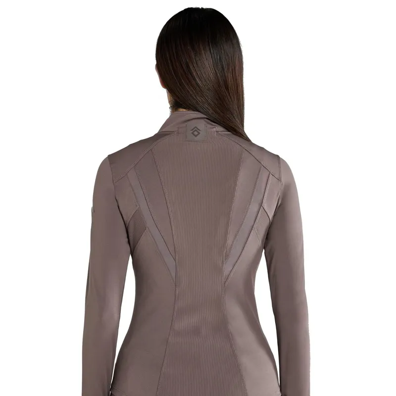 Aztec Diamond Fitted Women's Jacket - Fawn-2
