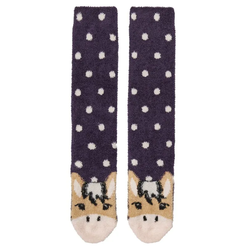 LeMieux Fluffy Character Junior Socks - Fjord-1