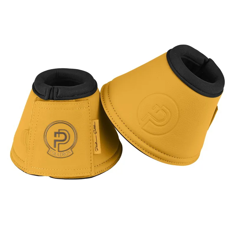 Eskadron Platinum Faux Leather Bell Boots - Golden Yellow