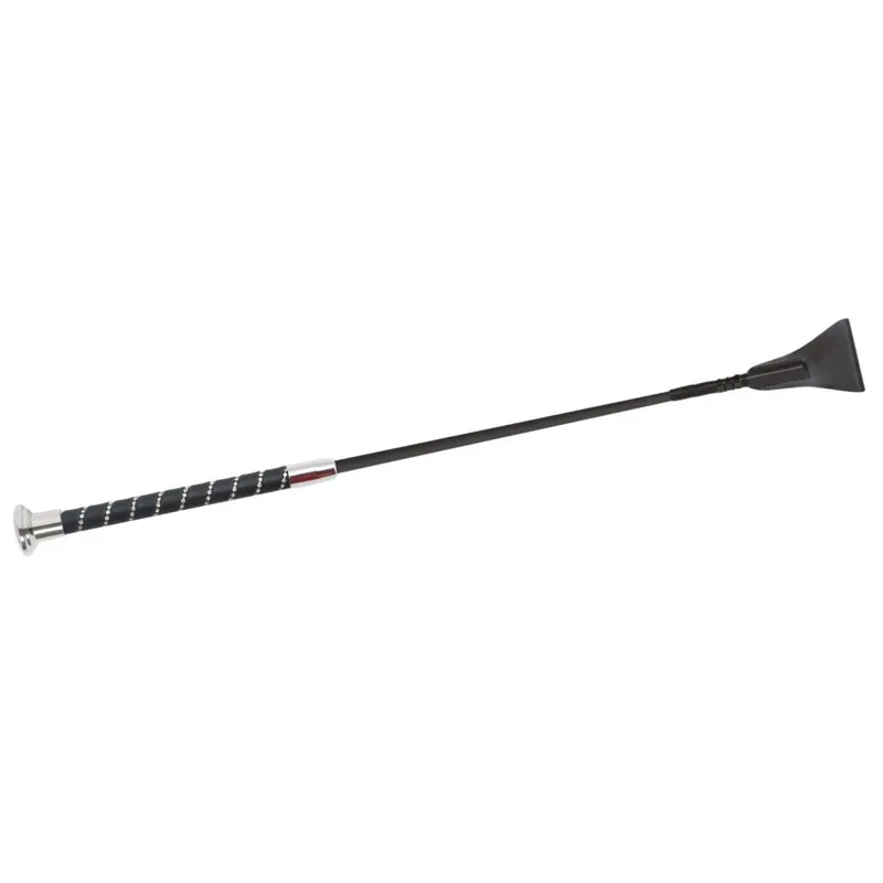 Fleck Silk Touch Crystal Whip - Black/Chrome-1