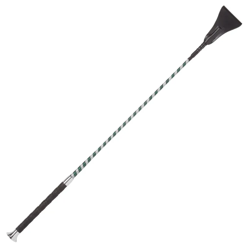 Fleck Satin Glitter Whip - Dark Green-1