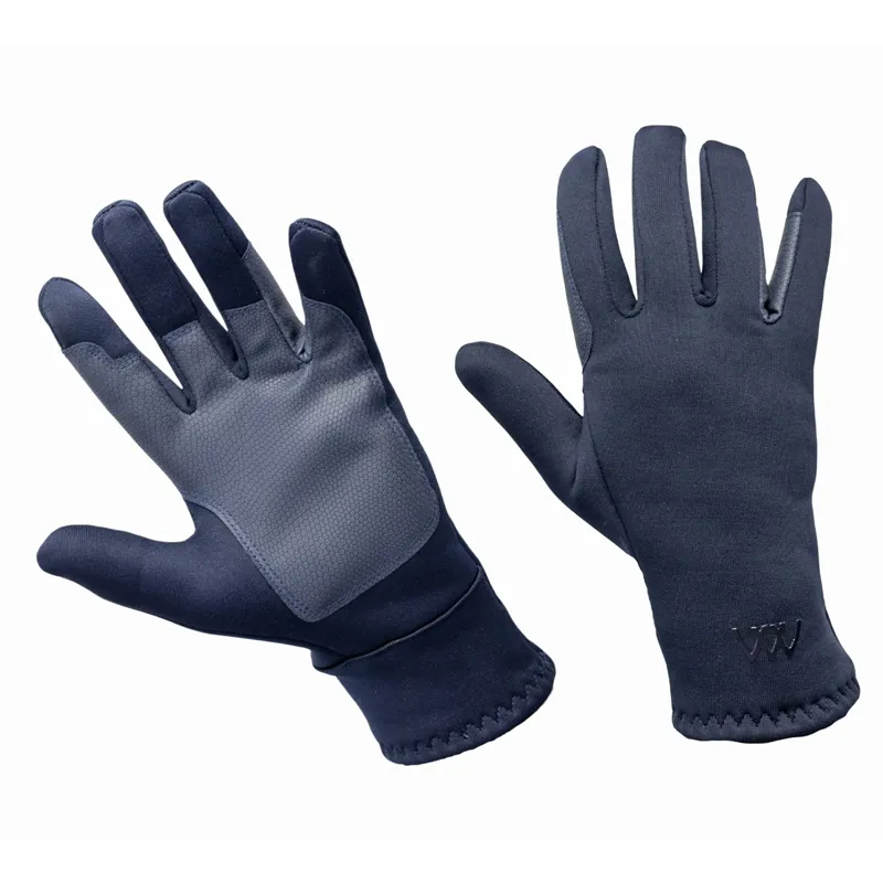 Woof Wear Fleece Riding Gloves - Navy