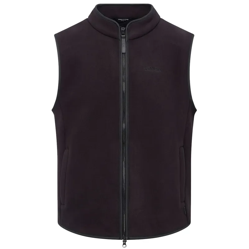 LeMieux Mens Fleece Vest - Black-1