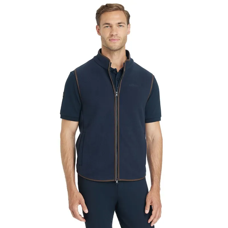 LeMieux Men's Fleece Vest - Navy