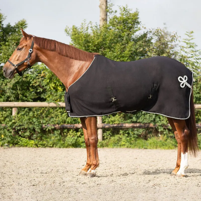 QHP Fleece Show Cooler - Black/Silver