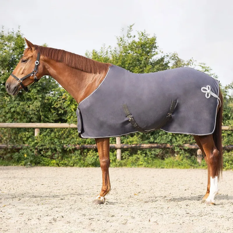 QHP Fleece Show Cooler - Grey/Silver