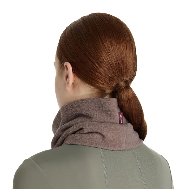 LeMieux Fleece Neck Warmer - Walnut-1