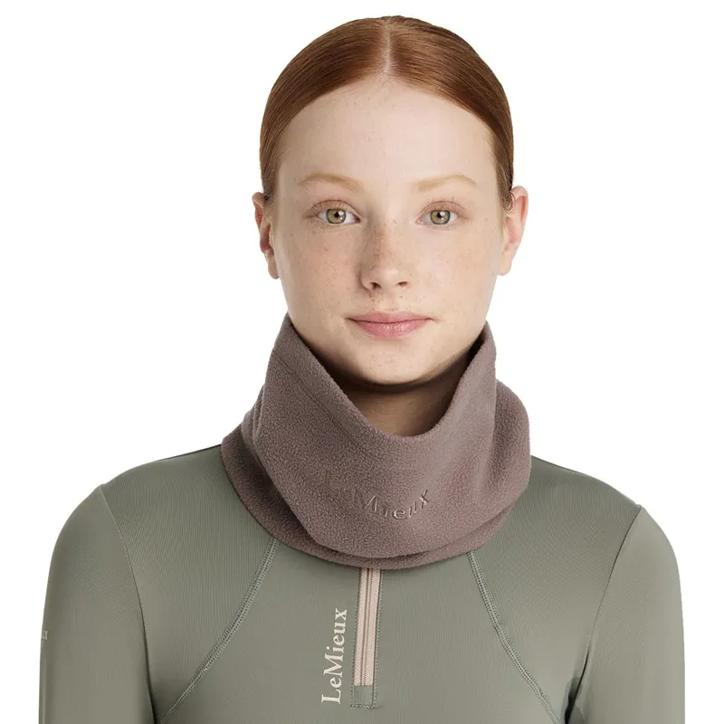 LeMieux Fleece Neck Warmer - Walnut-4