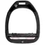 Flex-on Green Composite Ultra Grip Stirrups - Black/Black/Light Pink