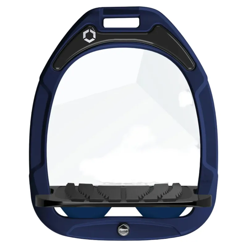 Flex-On Green Composite Grip Stirrups - Navy/Black/Navy