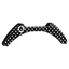 Flex-on Green Composite Specials Stirrup Magnets - Dots Black
