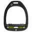 Flex-On Green Composite Ultra Grip Stirrups - Black/Black/Green