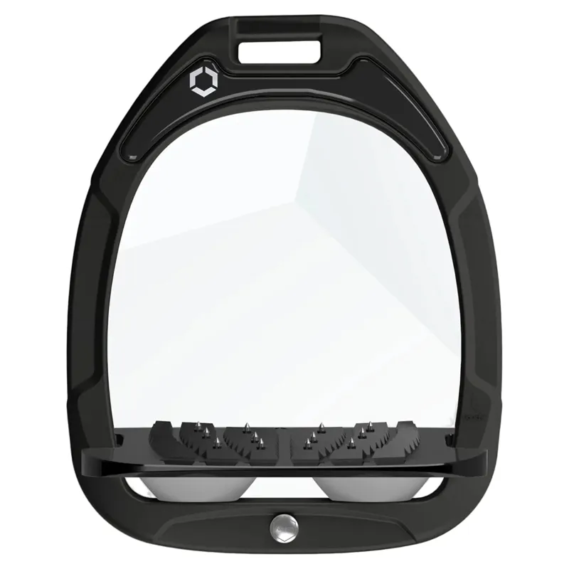 Flex-On Green Composite Ultra Grip Stirrups - Black/Black/Grey