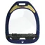 Flex-On Green Composite Ultra Grip Stirrups - Navy/Black/Black/Gold