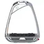 Flex-on Iron-S Ultra Grip Stirrups - Chrome/Grey/Dark Grey/Grey