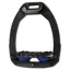 Flex-On Safe-On Ultra Grip Safety Stirrups - Black/Black/Dark Blue