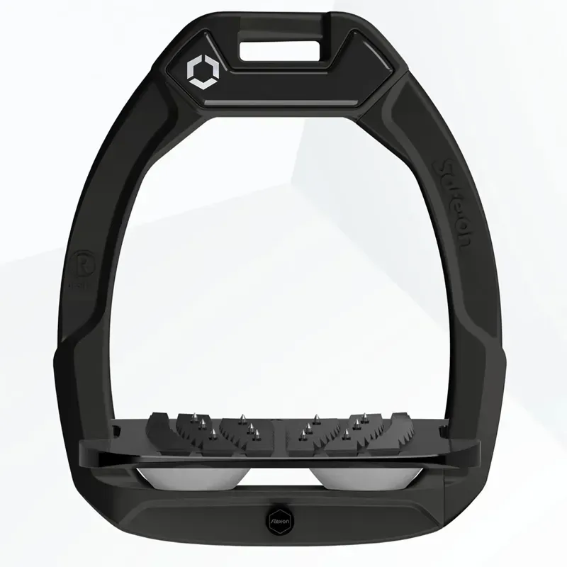 Flex-On Safe-On Ultra Grip Safety Stirrups - Black/Black/Grey-1