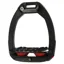 Flex-On Safe-On Ultra Grip Safety Stirrups - Black/Black/Red