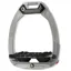 Flex-On Safe-On Ultra Grip Safety Stirrups - Silver Grey/Black/Black