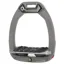 Flex-On Safe-On Ultra Grip Safety Stirrups - Silver Gray/Gray/Black
